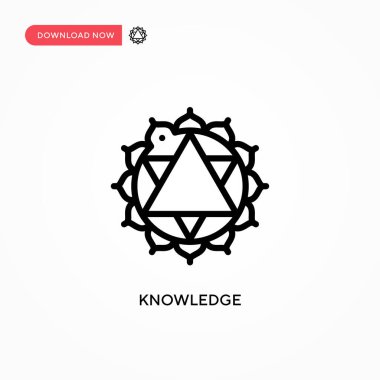 Bilgi vektör simgesi. Web sitesi veya mobil uygulama için modern, basit düz vektör çizimi