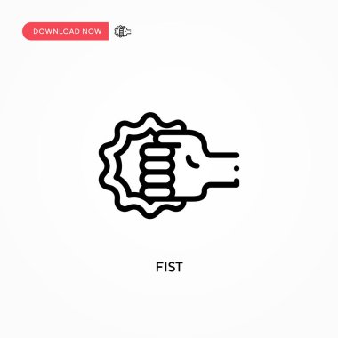 İlk vektör simgesi. Web sitesi veya mobil uygulama için modern, basit düz vektör çizimi