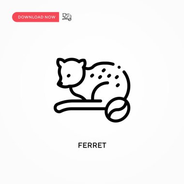 Gelincik vektör simgesi. Web sitesi veya mobil uygulama için modern, basit düz vektör çizimi