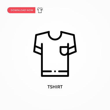 Tshirt vektör simgesi. Web sitesi veya mobil uygulama için modern, basit düz vektör çizimi