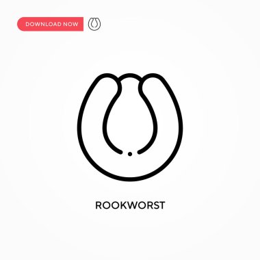 Rookbad vektör simgesi. Web sitesi veya mobil uygulama için modern, basit düz vektör çizimi