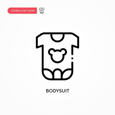 Vücut giysisi vektör simgesi. Web sitesi veya mobil uygulama için modern, basit düz vektör çizimi