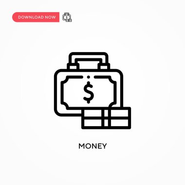 Para vektör simgesi. Web sitesi veya mobil uygulama için modern, basit düz vektör çizimi
