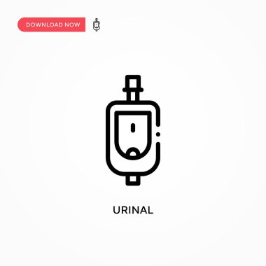 İdrar taşıyıcı ikonu. Web sitesi veya mobil uygulama için modern, basit düz vektör çizimi
