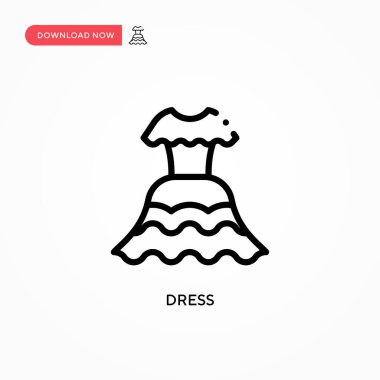 Vektör simgesini giyin. Web sitesi veya mobil uygulama için modern, basit düz vektör çizimi