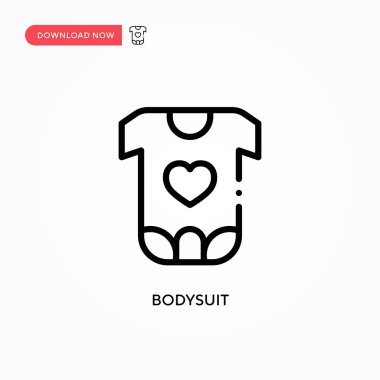 Vücut giysisi vektör simgesi. Web sitesi veya mobil uygulama için modern, basit düz vektör çizimi
