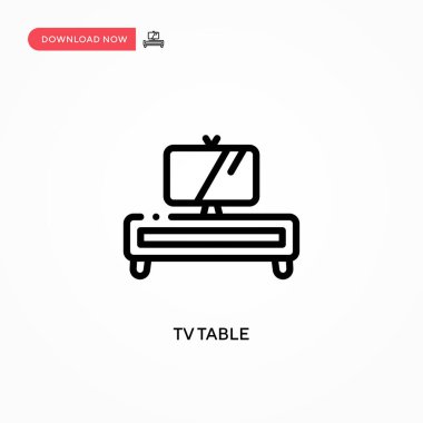 Tv tablo vektör simgesi. Web sitesi veya mobil uygulama için modern, basit düz vektör çizimi