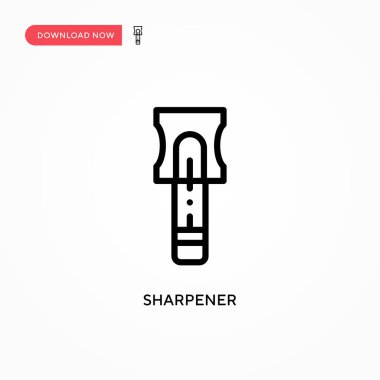 Keskinleştirici vektör simgesi. Web sitesi veya mobil uygulama için modern, basit düz vektör çizimi