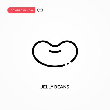 Jelibon vektör ikonu. Web sitesi veya mobil uygulama için modern, basit düz vektör çizimi