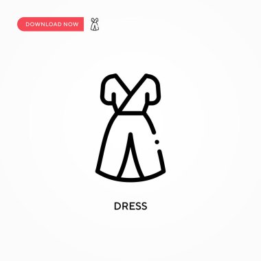 Vektör simgesini giyin. Web sitesi veya mobil uygulama için modern, basit düz vektör çizimi