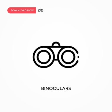 Dürbün vektör simgesi. Web sitesi veya mobil uygulama için modern, basit düz vektör çizimi