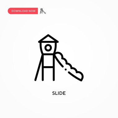 Kaydırma vektör simgesi. Web sitesi veya mobil uygulama için modern, basit düz vektör çizimi