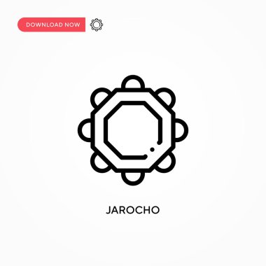 Jarocho vektör simgesi. Web sitesi veya mobil uygulama için modern, basit düz vektör çizimi