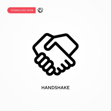 El sıkışma vektör simgesi. Web sitesi veya mobil uygulama için modern, basit düz vektör çizimi