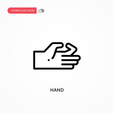 El vektör simgesi. Web sitesi veya mobil uygulama için modern, basit düz vektör çizimi