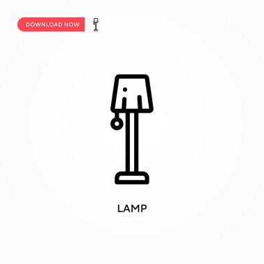 Lamba vektör simgesi. Web sitesi veya mobil uygulama için modern, basit düz vektör çizimi