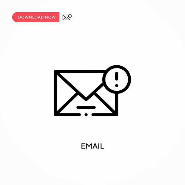 Email Vectoricoon Moderne Eenvoudige Platte Vectorillustratie Voor Website Mobiele App — Stockvector