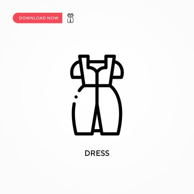 Vektör simgesini giyin. Web sitesi veya mobil uygulama için modern, basit düz vektör çizimi