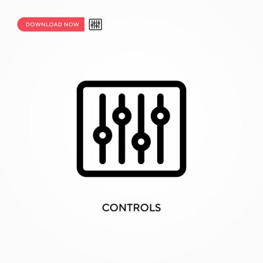 Vektör simgesini denetler. Web sitesi veya mobil uygulama için modern, basit düz vektör çizimi