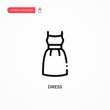 Vektör simgesini giyin. Web sitesi veya mobil uygulama için modern, basit düz vektör çizimi