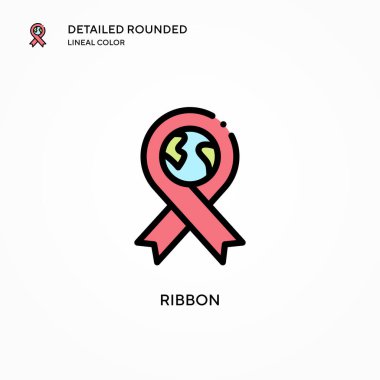 Kurdele vektör simgesi. Modern vektör illüstrasyon kavramları. Düzenlemesi ve kişiselleştirmesi kolay.