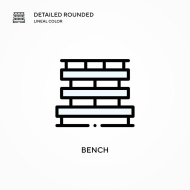 Yedek vektör simgesi. Modern vektör illüstrasyon kavramları. Düzenlemesi ve kişiselleştirmesi kolay.