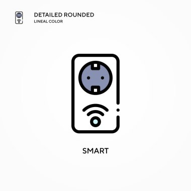 Akıllı vektör simgesi. Modern vektör illüstrasyon kavramları. Düzenlemesi ve kişiselleştirmesi kolay.