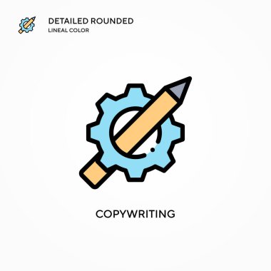 Vektör simgesi kopyalanıyor. Modern vektör illüstrasyon kavramları. Düzenlemesi ve kişiselleştirmesi kolay.