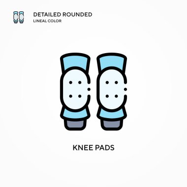 Dizlik vektör simgesi. Modern vektör illüstrasyon kavramları. Düzenlemesi ve kişiselleştirmesi kolay.