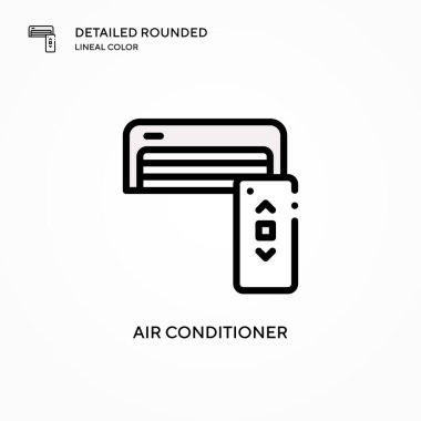 Klima vektör simgesi. Modern vektör illüstrasyon kavramları. Düzenlemesi ve kişiselleştirmesi kolay.