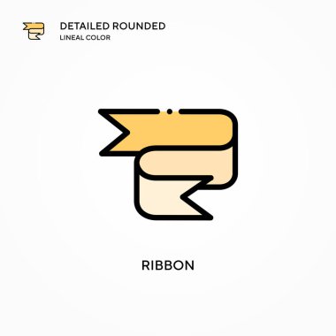 Kurdele vektör simgesi. Modern vektör illüstrasyon kavramları. Düzenlemesi ve kişiselleştirmesi kolay.