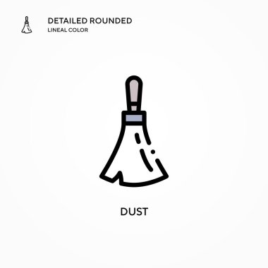 Toz vektörü simgesi. Modern vektör illüstrasyon kavramları. Düzenlemesi ve kişiselleştirmesi kolay.