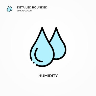 Nem vektör simgesi. Modern vektör illüstrasyon kavramları. Düzenlemesi ve kişiselleştirmesi kolay.