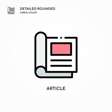 Madde vektör simgesi. Modern vektör illüstrasyon kavramları. Düzenlemesi ve kişiselleştirmesi kolay.