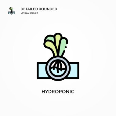 Hidrofonik vektör ikonu. Modern vektör illüstrasyon kavramları. Düzenlemesi ve kişiselleştirmesi kolay.