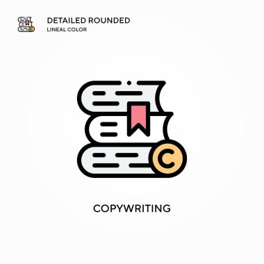 Vektör simgesi kopyalanıyor. Modern vektör illüstrasyon kavramları. Düzenlemesi ve kişiselleştirmesi kolay.