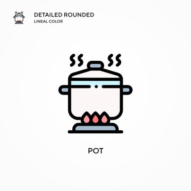 Ot vektör simgesi. Modern vektör illüstrasyon kavramları. Düzenlemesi ve kişiselleştirmesi kolay.