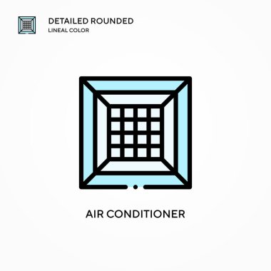 Klima vektör simgesi. Modern vektör illüstrasyon kavramları. Düzenlemesi ve kişiselleştirmesi kolay.