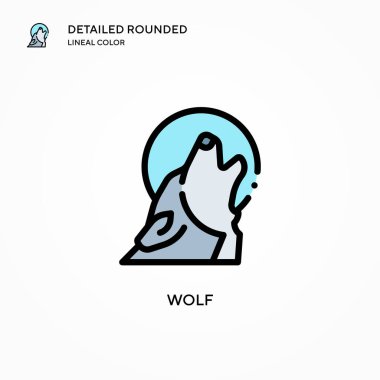 Kurt vektör simgesi. Modern vektör illüstrasyon kavramları. Düzenlemesi ve kişiselleştirmesi kolay.