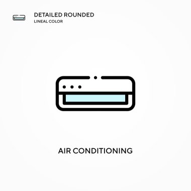 Havalandırma vektör simgesi. Modern vektör illüstrasyon kavramları. Düzenlemesi ve kişiselleştirmesi kolay.