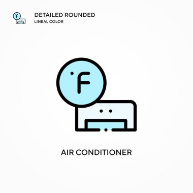 Klima vektör simgesi. Modern vektör illüstrasyon kavramları. Düzenlemesi ve kişiselleştirmesi kolay.