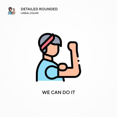 Vektör ikonu yapabiliriz. Modern vektör illüstrasyon kavramları. Düzenlemesi ve kişiselleştirmesi kolay.