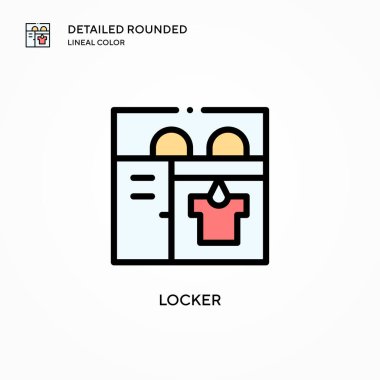 Kilit vektör simgesi. Modern vektör illüstrasyon kavramları. Düzenlemesi ve kişiselleştirmesi kolay.