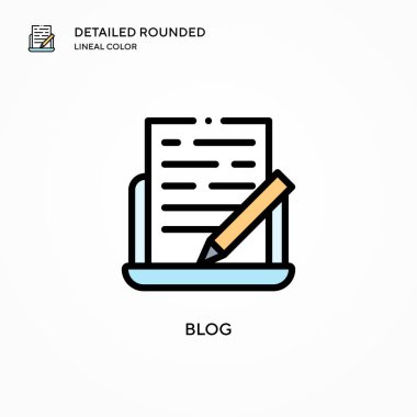 Günlük vektör simgesi. Modern vektör illüstrasyon kavramları. Düzenlemesi ve kişiselleştirmesi kolay.