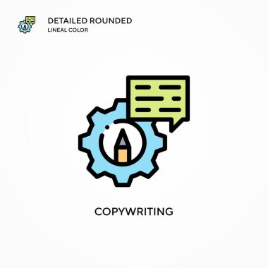 Vektör simgesi kopyalanıyor. Modern vektör illüstrasyon kavramları. Düzenlemesi ve kişiselleştirmesi kolay.