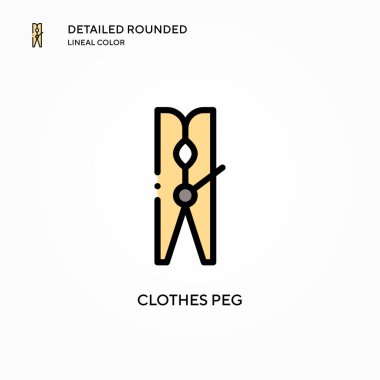 Elbise mandal vektör simgesi. Modern vektör illüstrasyon kavramları. Düzenlemesi ve kişiselleştirmesi kolay.