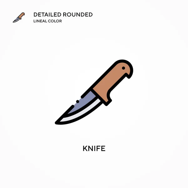 Knife Vector Icon 일러스트 편집하고 맞춤화하기가 — 스톡 벡터