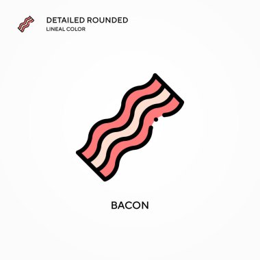 Pastırma vektör simgesi. Modern vektör illüstrasyon kavramları. Düzenlemesi ve kişiselleştirmesi kolay.