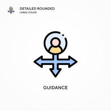 Yönlendirme vektör simgesi. Modern vektör illüstrasyon kavramları. Düzenlemesi ve kişiselleştirmesi kolay.