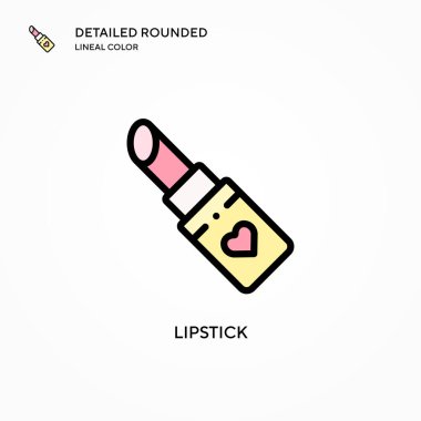 Ruj vektör simgesi. Modern vektör illüstrasyon kavramları. Düzenlemesi ve kişiselleştirmesi kolay.